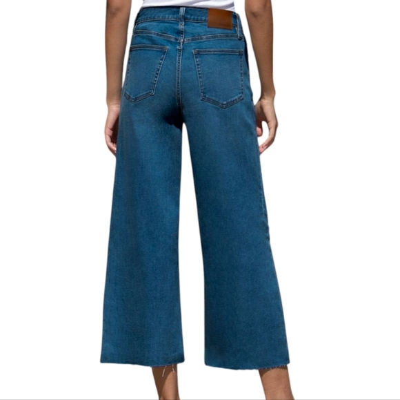 Unpublished Greta Jeans Y2K Staple Capsule Womens 30 Mid-Rise Wide Leg Blue - Picture 3 of 11